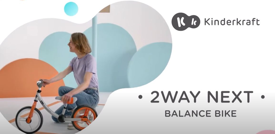Kinderkraft 2Way Next Balance Bike - Blue Sky