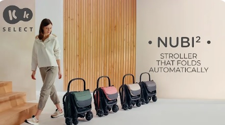 Kinderkraft NUBI 2 Compact Stroller - Mistic Green