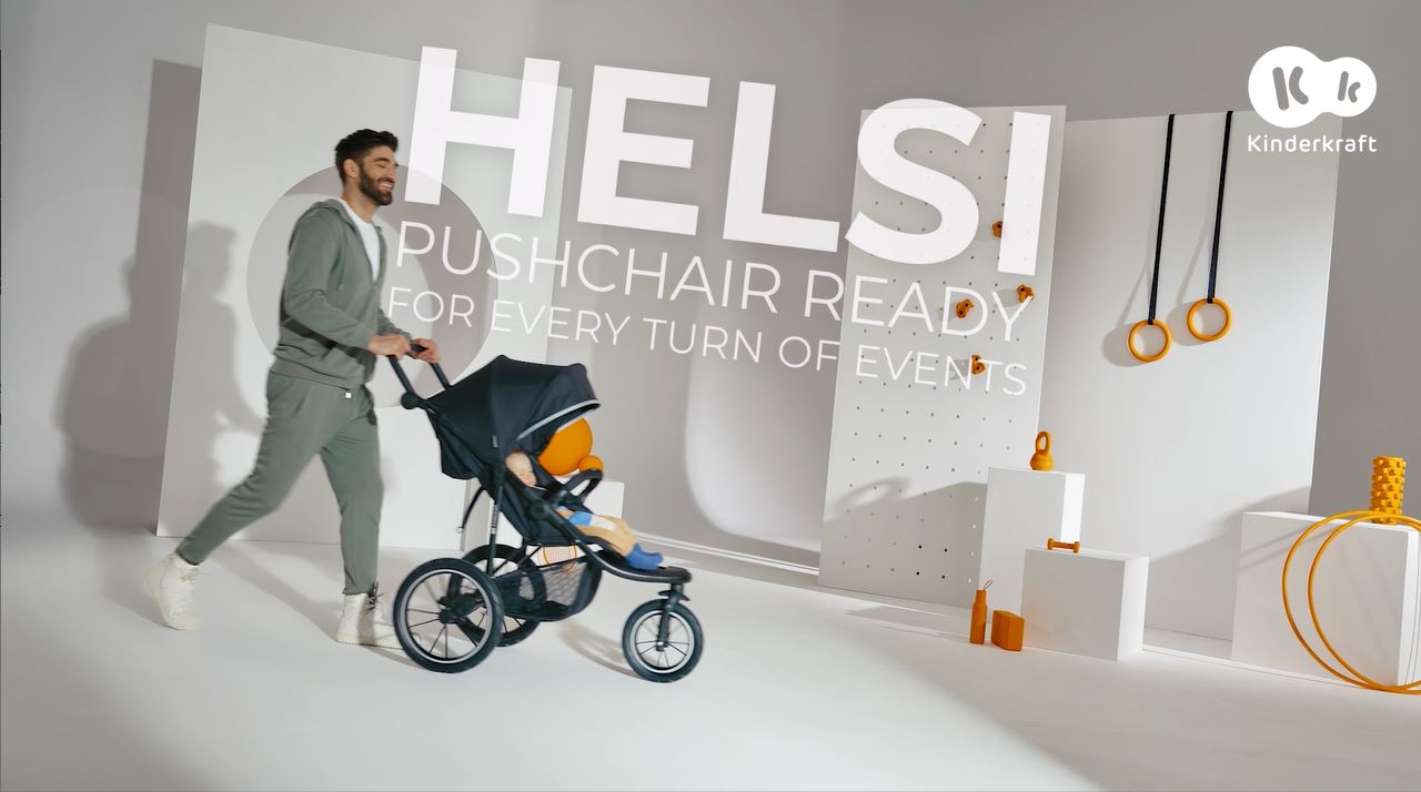 Kinderkraft Helsi pushchair - Dust Grey